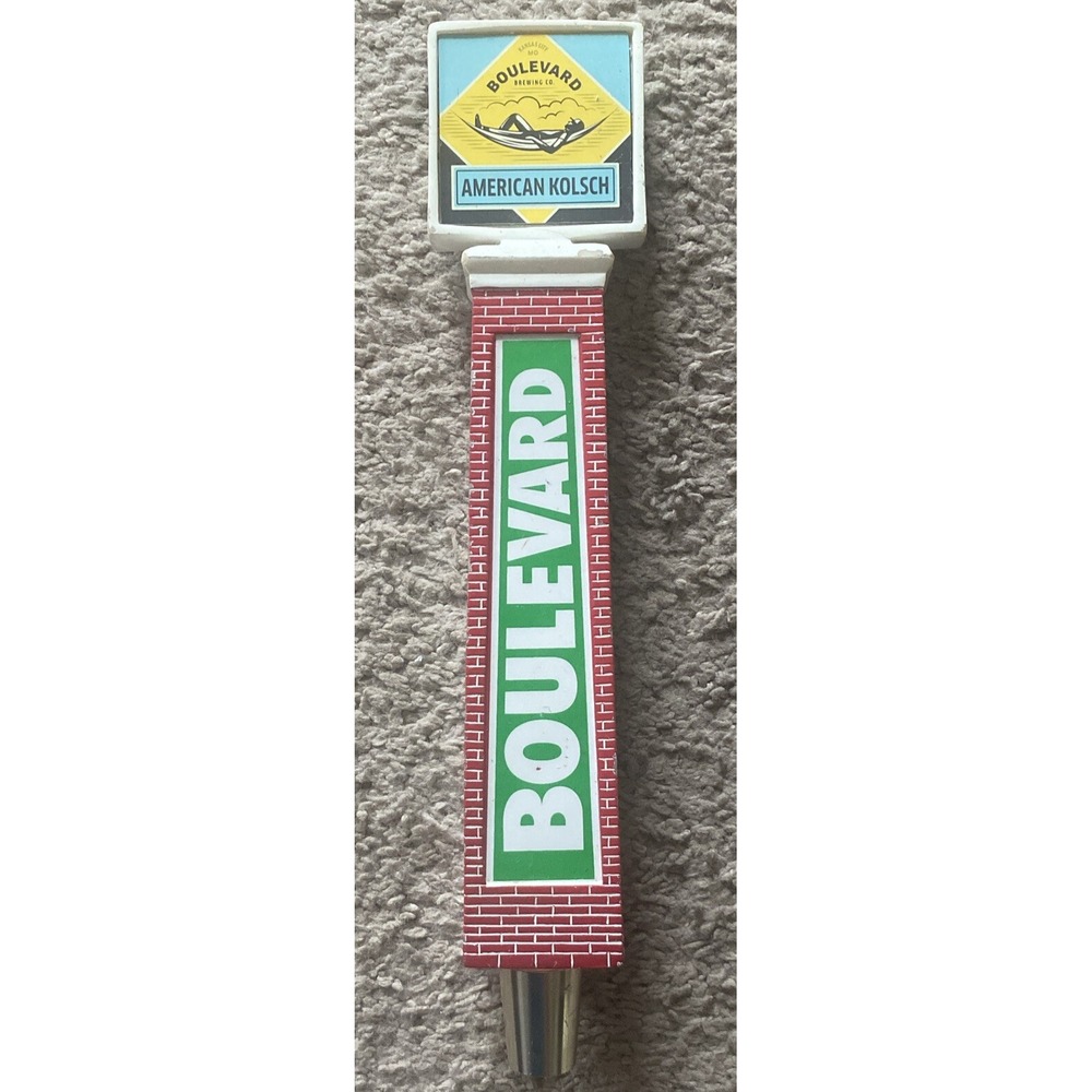 Boulevard Brewing Co American Kolsch Beer Tap Handle Brick Tower 11"